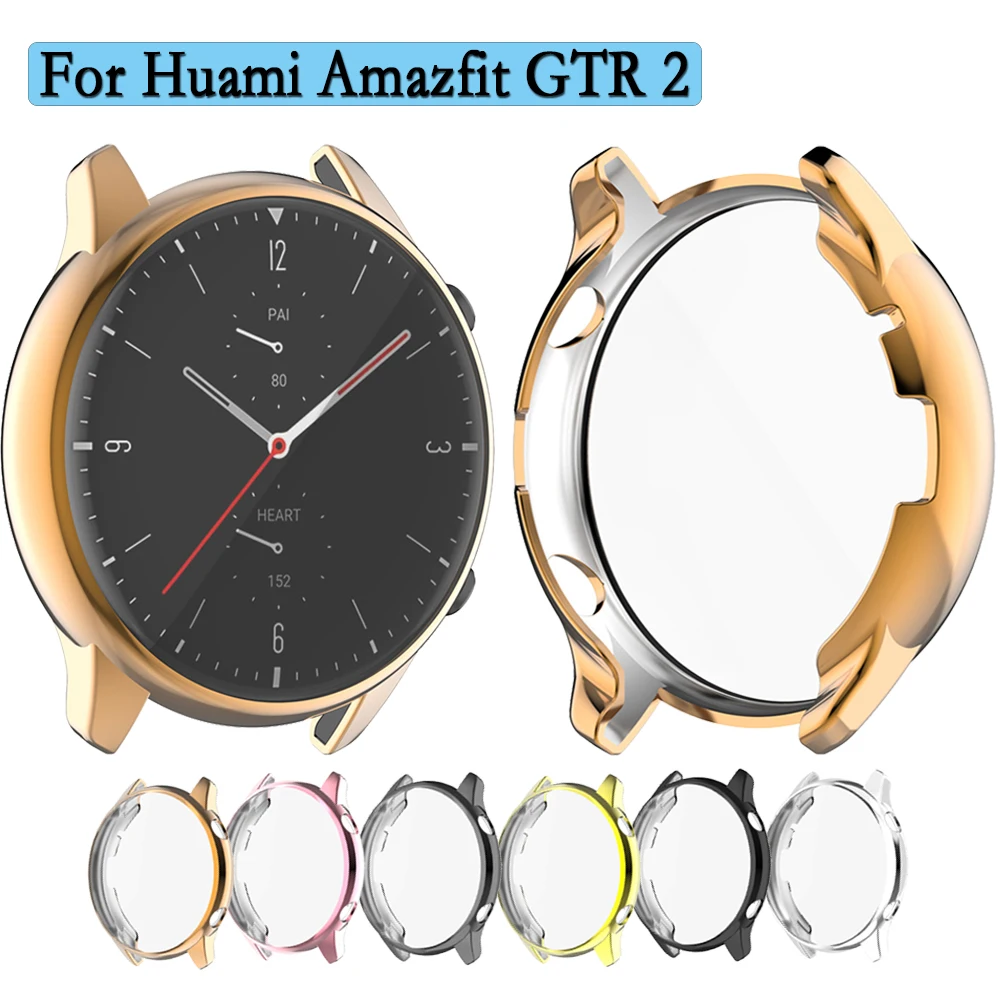 

Case For Huami Amazfit GTR 2/GTR 2e Protection Cover With Screen Protector TPU Anti-Drop Protective Watch Shell Accessories