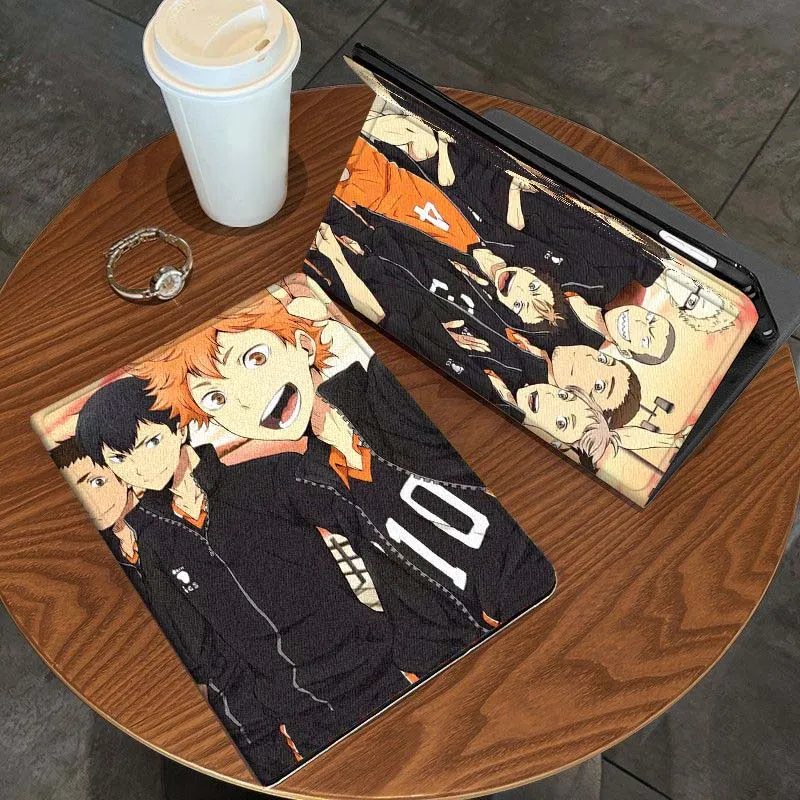 

H-Haikyus Art Illustration For iPad Pro Air Mini 1 2 3 4 5 6 7 7th 8th 9th 10th 11th 10.2 9.7 10.5 10.9 11 12.9 Tablet Case