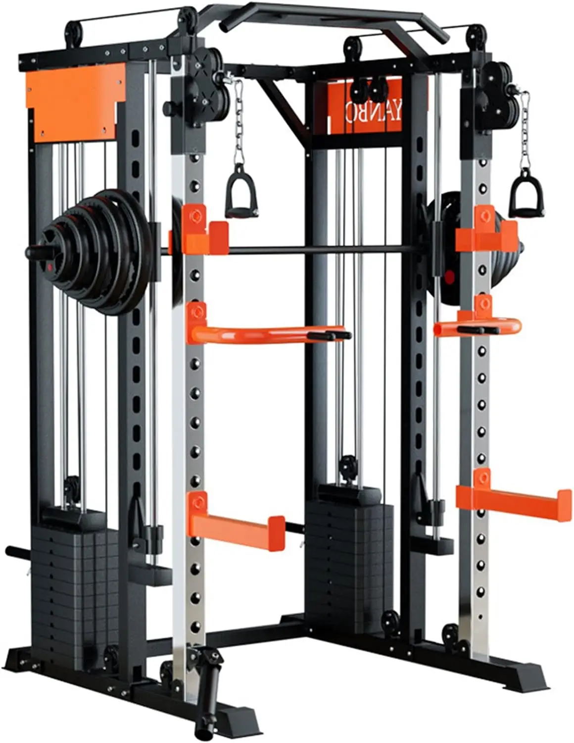 Comprehensive Trainer Gantry Combination Squat Power Rack Multi Functional Smith Machine For Home And Gym