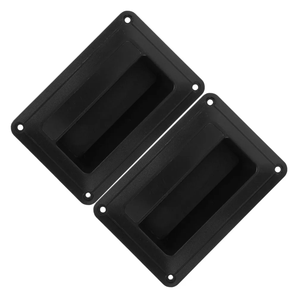 

2 Pcs Side Carry Handle Audio Speaker Accessories Pull Plastic Gear Case Sound System Small Stereo