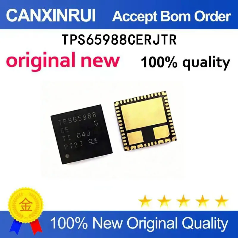 

（5-100 pieces）TPS65988CERJTR PTPS6988CE G QFN brand new in stock