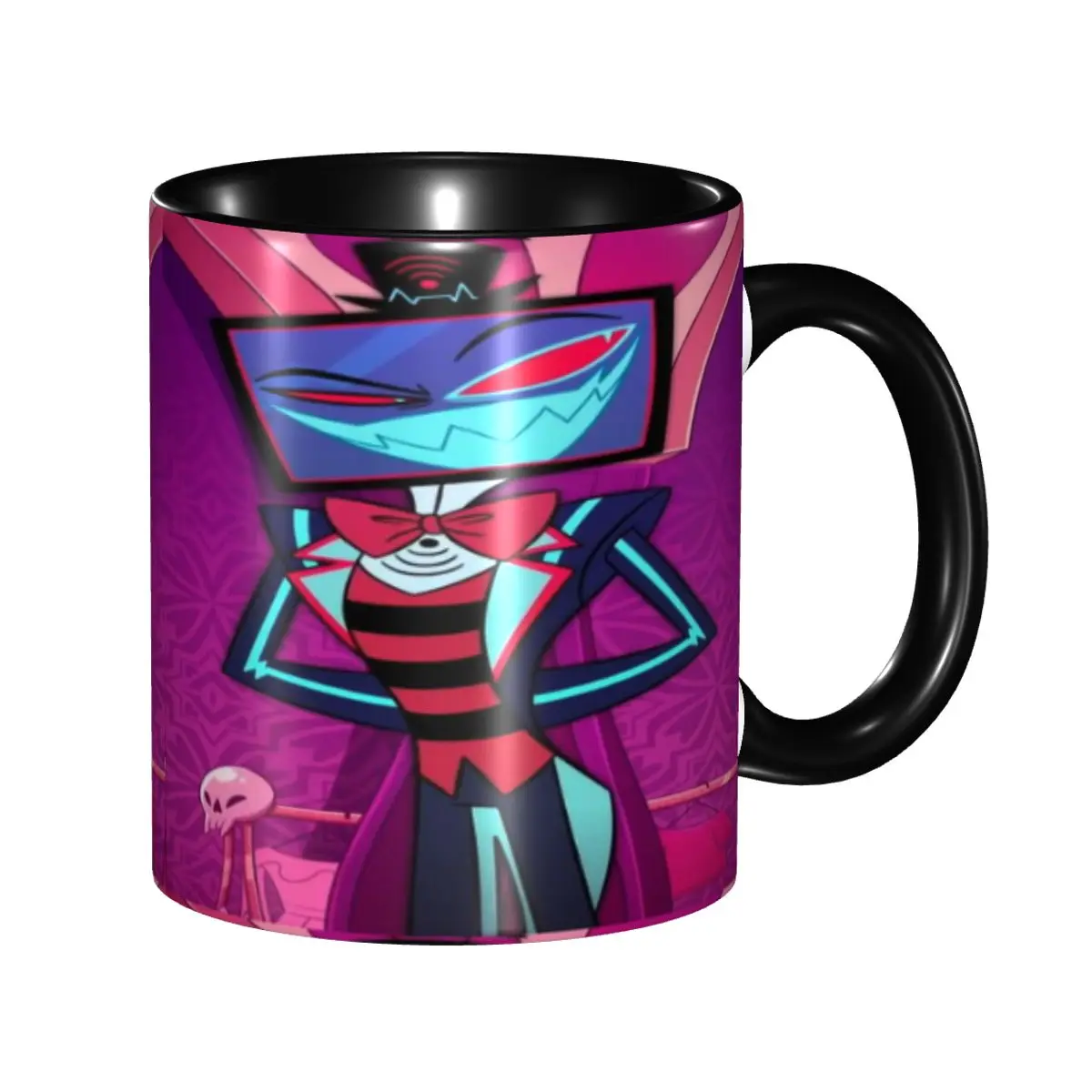 

Hazbines Hoteles Alastor Vox 2 Coffee Mugs Fun Cup Gifts For Woman Man