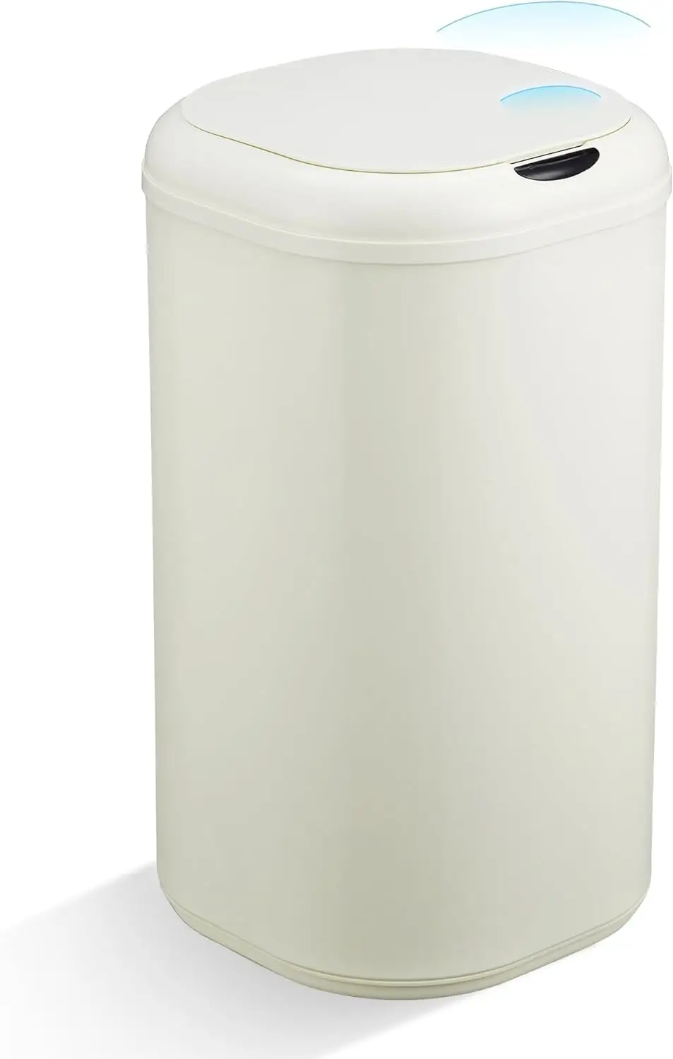 8 Gallon Touchless Automatic Sensor Trash Can, Stainless Steel Motion Sensor Garbage Bin with Soft-Close Lid and Fingerprint-Res