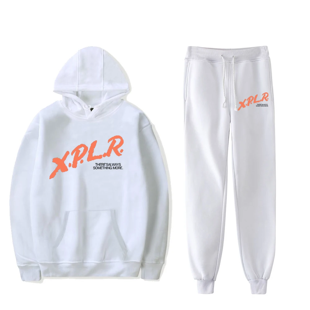 HOODI MAN XPLR Sam and Colby Merch Dare Hoodie Jogger Pants Two Piece Set Sweatshirts+Sweatpants 2023 Casual Style Men Women's S