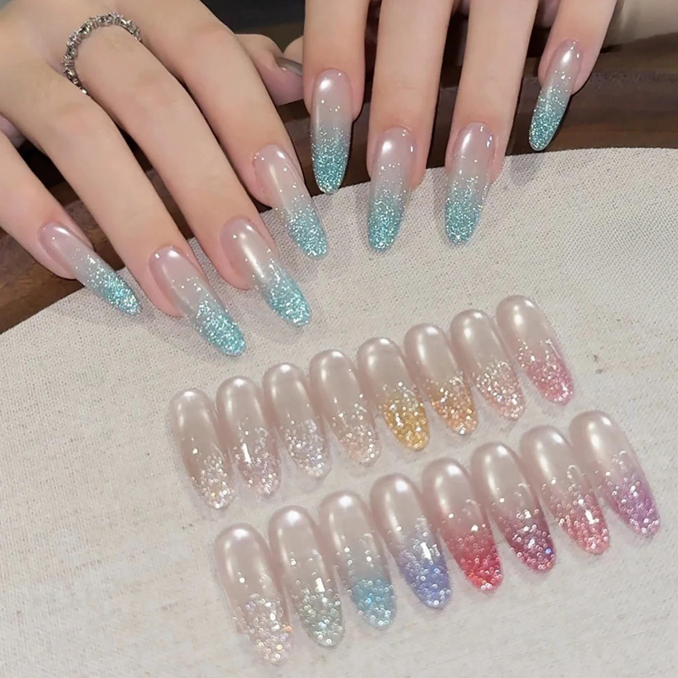 1 pièces SHAKA automne urbain cassé diamant rose bleu Gel vernis à ongles 2025 nouveau Super Flash réfléchissant paillettes Gel à ongles