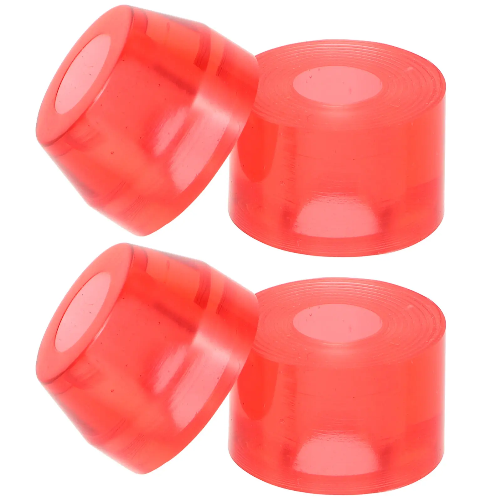 

4Pcs Skateboard Shock Pads High Elastic PU Shock Absorber Cushions for Longboard Trucks Four Wheel Skateboards Outdoor Ride