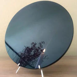 1pc Crystal Divination Mirror, Obsidian Flake, Crystal Mirror, Home Decor, Crystal Gift, Reiki Healing, Crystal Gift