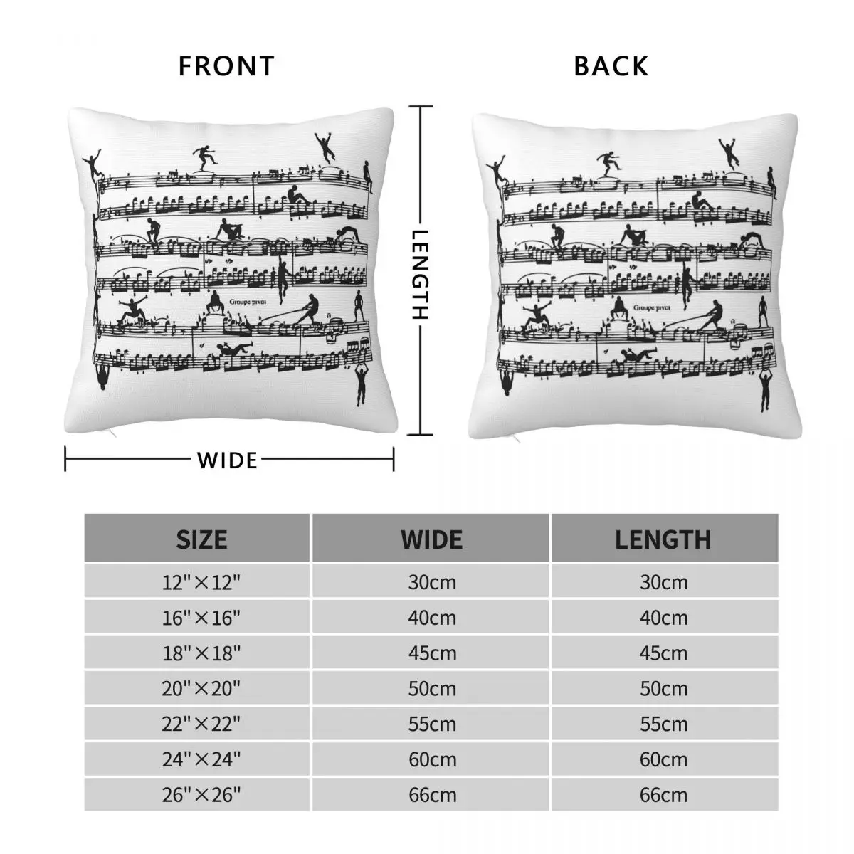 Wolfgang Amadeus Mozart Piano Sonata Square Pillowcase Polyester Linen Velvet Creative Zip Decor Pillow Sofa Seater Cushion Case