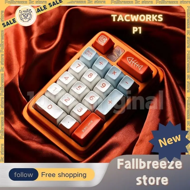 TACWORKS P1 Mechanical Keyboard 3mode Bluetooth wireless Keyboard Mini Aluminium customized Hot-Swap Rgb Light Gaming Keyboards