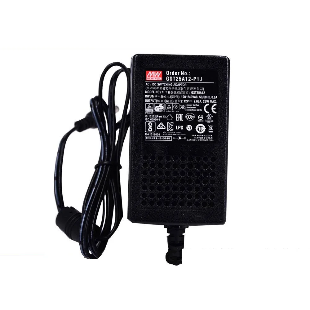 (On 11.11) MEAN WELL GST25A05-P1J 5V 4A Meanwell GST25A 20W AC-DC Industrial Adaptor 3 Plug Energy-saving Replace GS