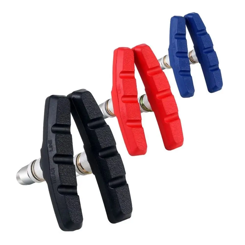 

70mm Replacement Break Block MTB Rubber Brake Pad Bicycle Brake Blocks Bike Brake Pads Curved Design Bicycle V Brake Pads