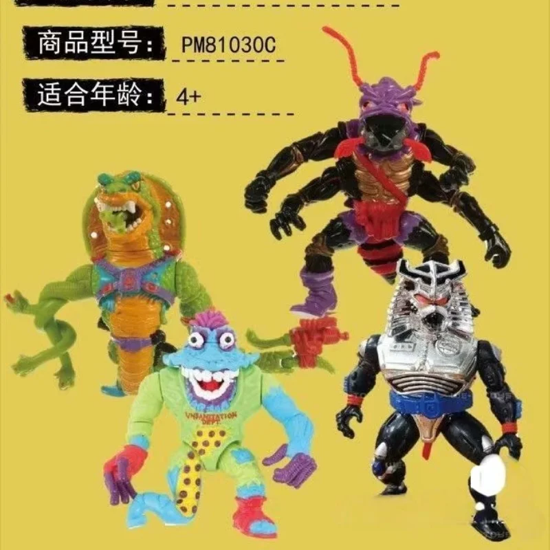 

Новые игровые коврики-подростки Mutant Ninja, аниме-фигурка, черепахи, тираннозавр, муравья, хвост, стальная голова, коллекция Squirming, игрушка на день рождения, подарок
