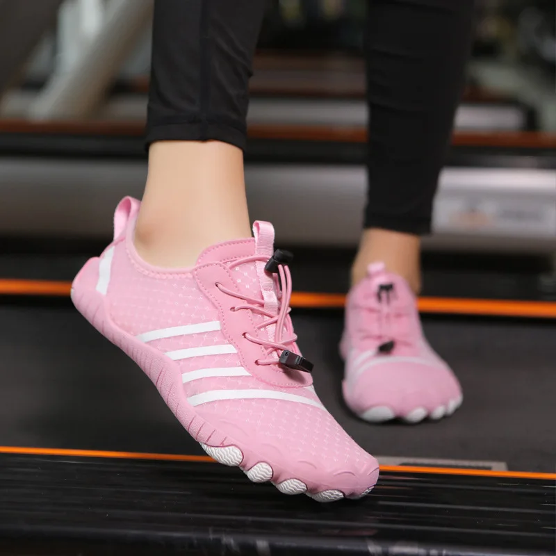 Unisex Outdoor Five-Finger Water Shoes Soft Sole Beach Swim Shoes Indoor Fitness Running Yoga Shoes Trekking Shoes size 35-47