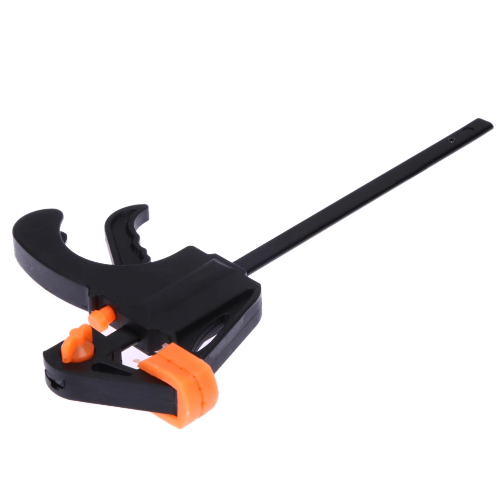 4 Inch F Type Woodworking Clamp Heavy Duty Work Bar F Clamp Ratchet Release Portable Practical Convenient Durable DIY Hand Tool