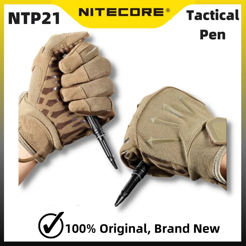 NITECORE NTP21 EDC Tactical Pen Multi-functional Writing Pen  with Tungsten Steel Head For Glass Breaker Self-Defense