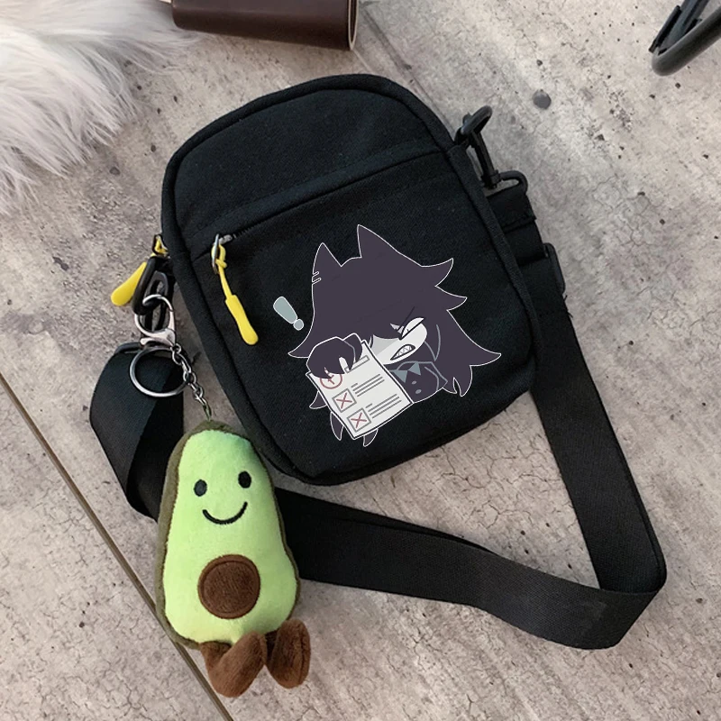 Fundamental Paper Education Kids Shoulder Bags Anime Kawaii Messenger Pouch Boys Girls Outdoor Sport Travel Wallet Handbag Gift