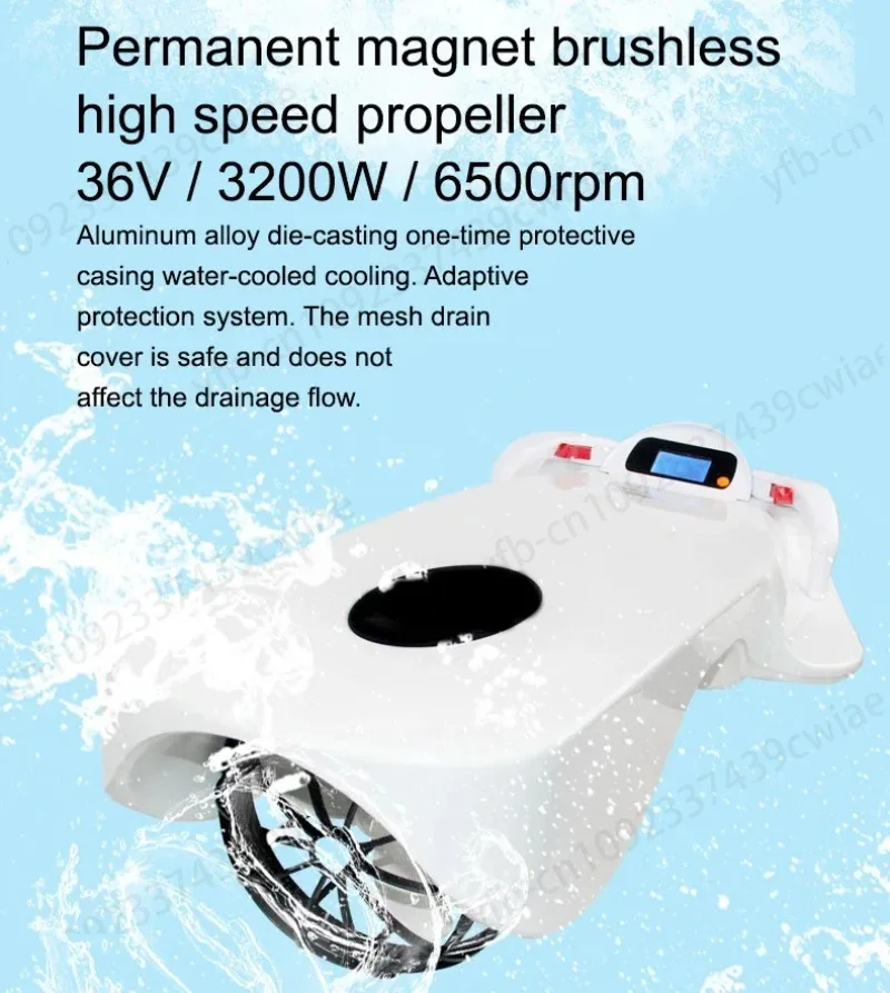 2019 new popular trend F2 36V 12A battery 3200W motor electric surf board, jet surf ski,tabla de surf electrica