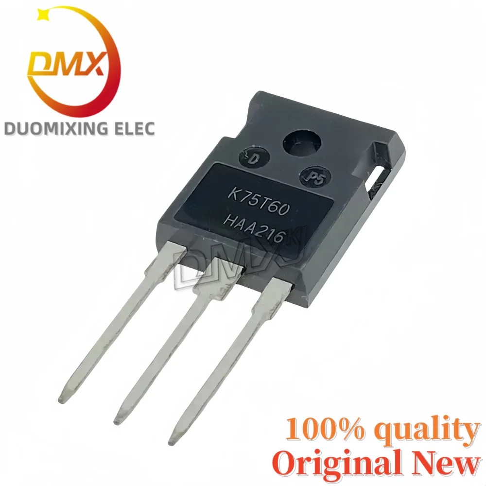 10PCS/Lot 100%Original IKW75N60T K75T60 welding machine inverter 600V 75A high power IGBT tube