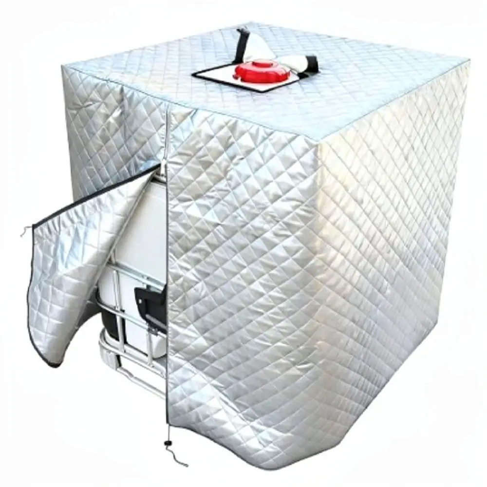 Weatherproof IBC Tank Cover 210D Oxford Cloth Protection Shield 1000L Outdoor Garden Dustproof Storage Case