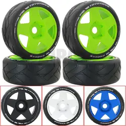 4pcs 1/8 Rc Remote Control Flat Running Rally Electric Car 113mm Tires For Trax X3gt Km Arrma 1/7 Zd Racing Rally Sn Team Hsp