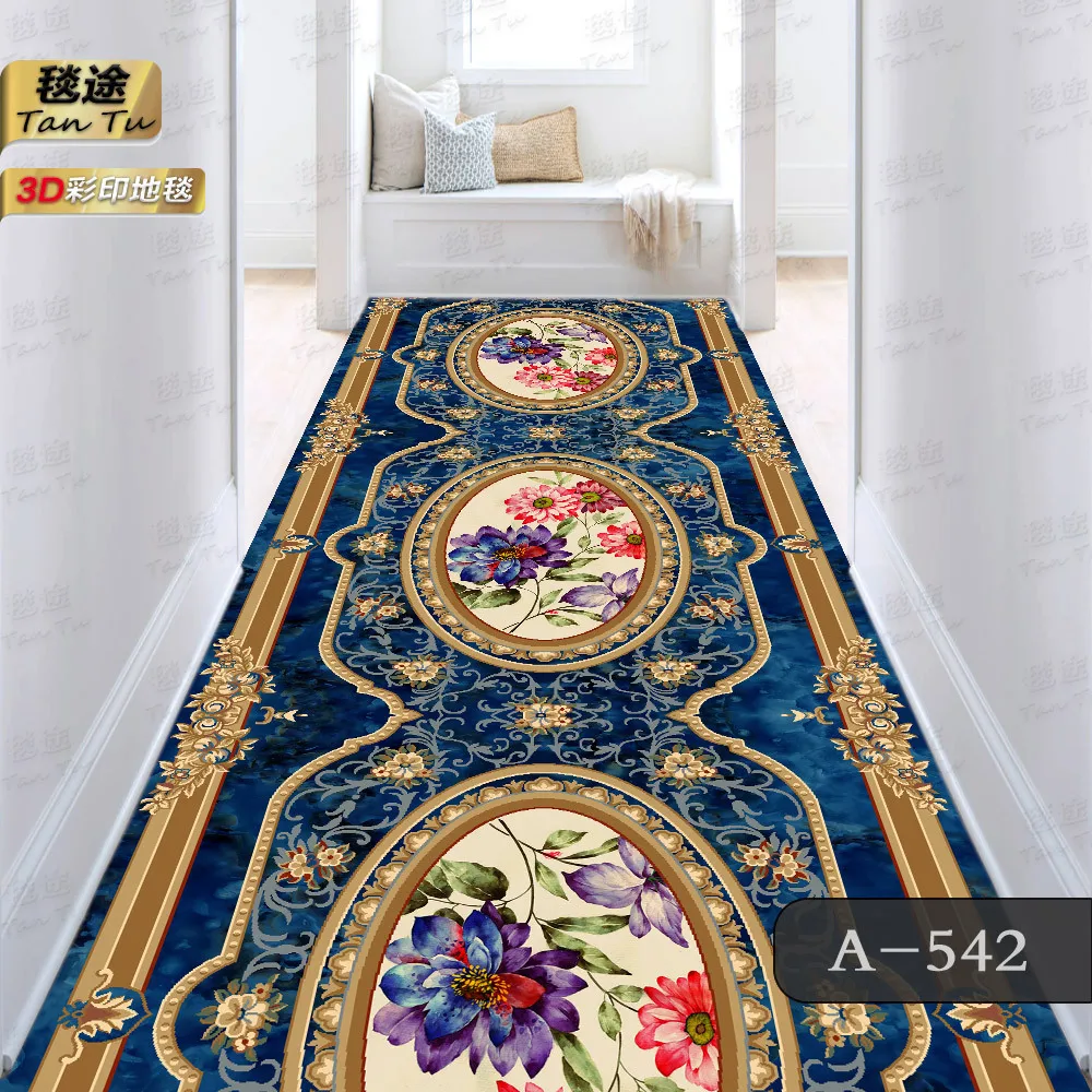 

Hallway Stair Carpet Simple Corridor Carpet Long Hallway Area Rug Hotel Mall Wedding Hall Runners Floor Mat Kitchen Aisle Mat