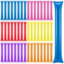 20Pcs Inflatable Cheering Sticks Long Balloon Inflatable Cheer Sticks Noise Makers Bang Bang Thunder Sticks for Concerts Parties
