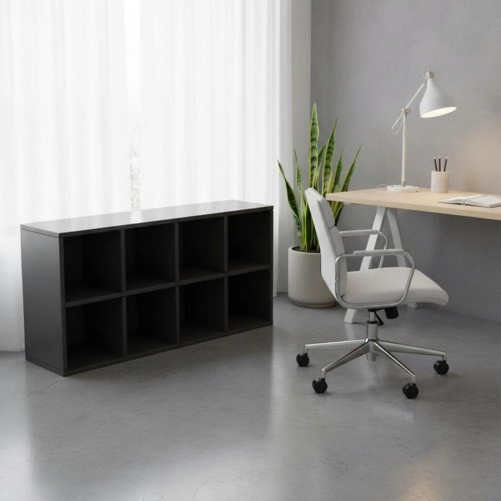 Organizer Shelf Cabinet for Living Room Home Office Modular Furniture Cube Storage Unit Freestanding Bookcase Sturdy Shelf