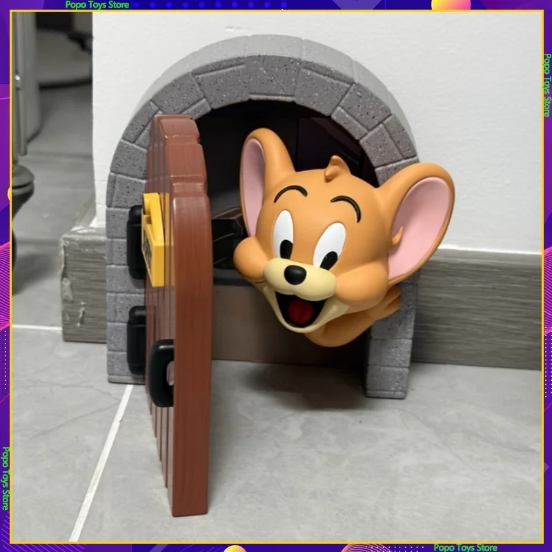 

В наличии настольные украшения Tom Cat Jerry Mouse House, 100-летие, экшн-кукла, модель игрушки для мальчиков и девочек, праздничные подарки