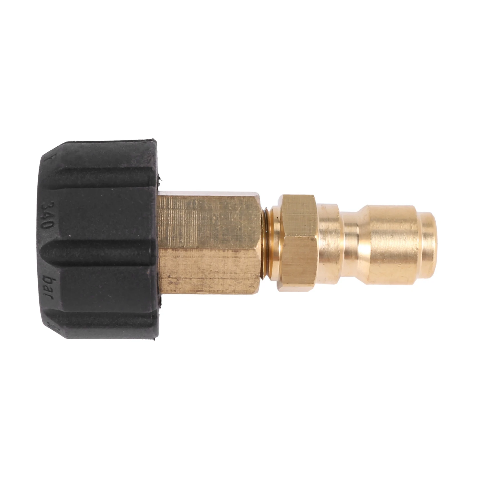A20F-3X Pressure Washer Adapter Set, Quick Connector, M22 14Mm Swivel To M22 Metric Fitting,M22-14 Swivel + 3/8 Inch Plug
