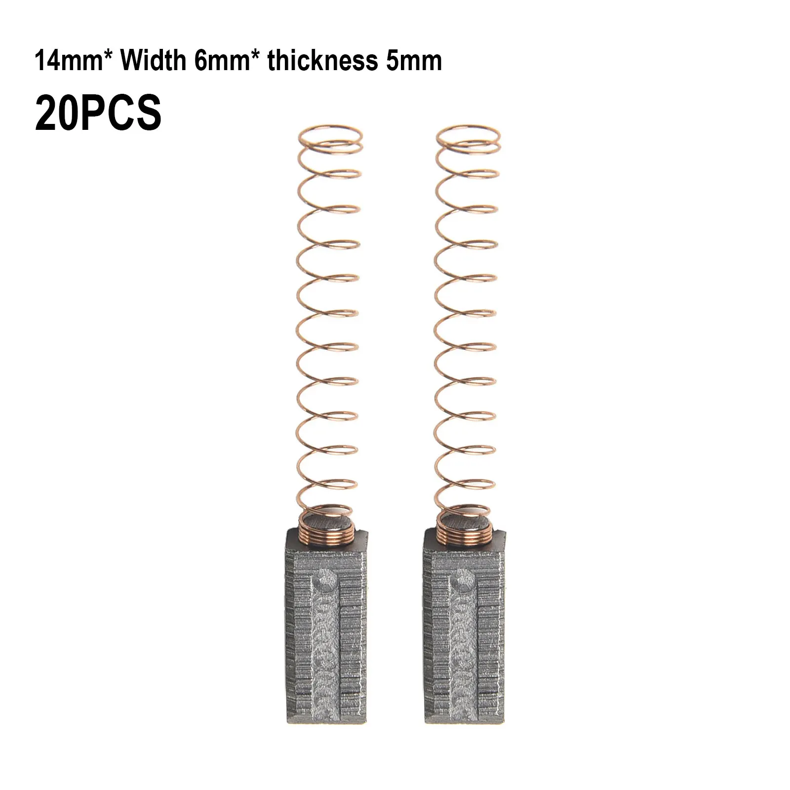 

Carbon Brush Set for Motor Replacement 10 Pairs Suitable for Triac S/PID Hot Air Welding and Plastic Welding Machines