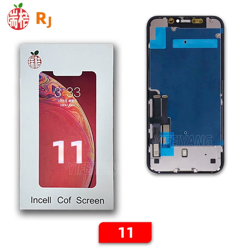 100% A+ RJ Incell LCD Touch Screen Digitizer Assembly Display For iPhone X XS Max 11 12 Pro 12Mini 13 Mini 14Plus Replacement