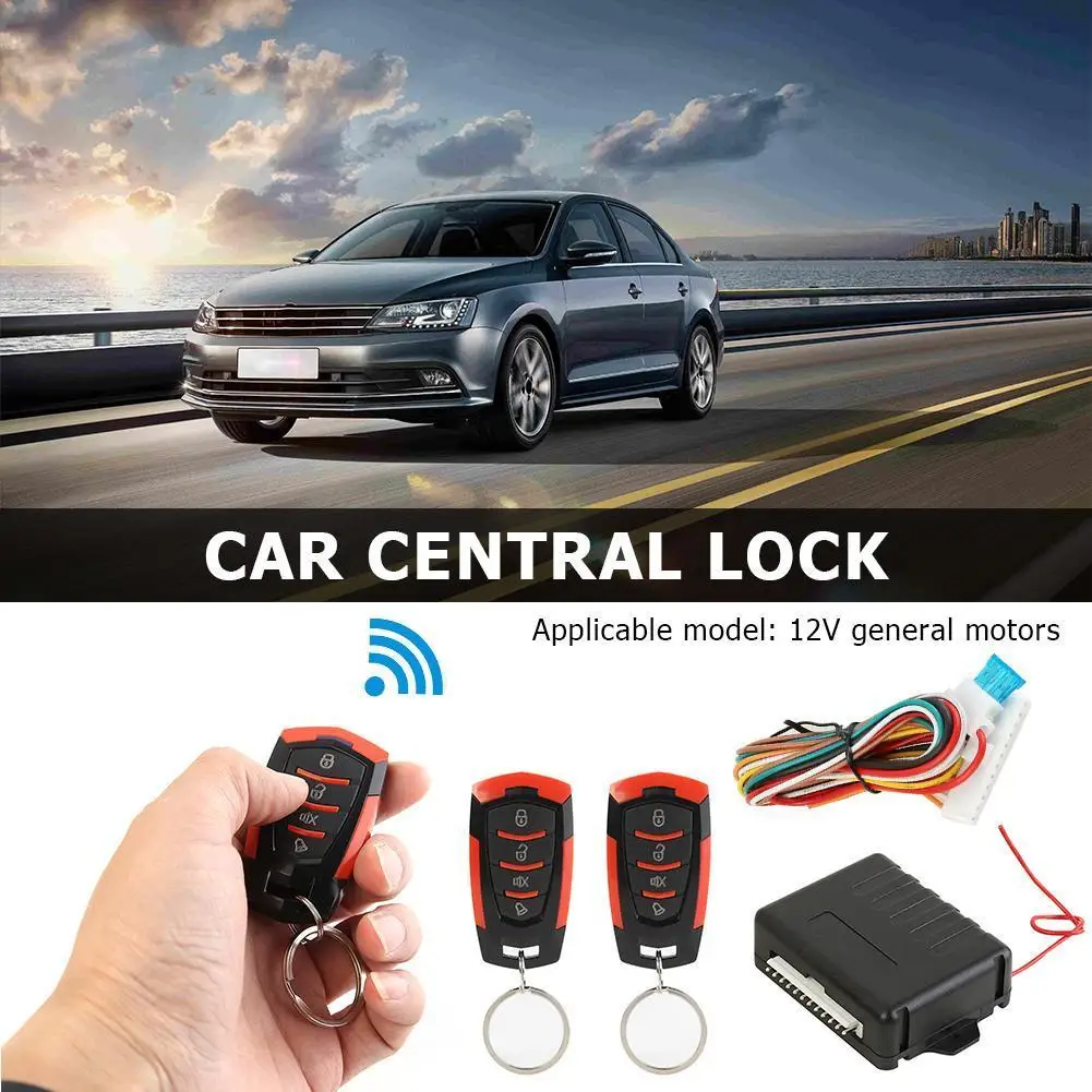 Universal Car Remote Central Door Practical Multi-functional Durable Portable Lock Kit Keyless Entry Alarm System 410/T111