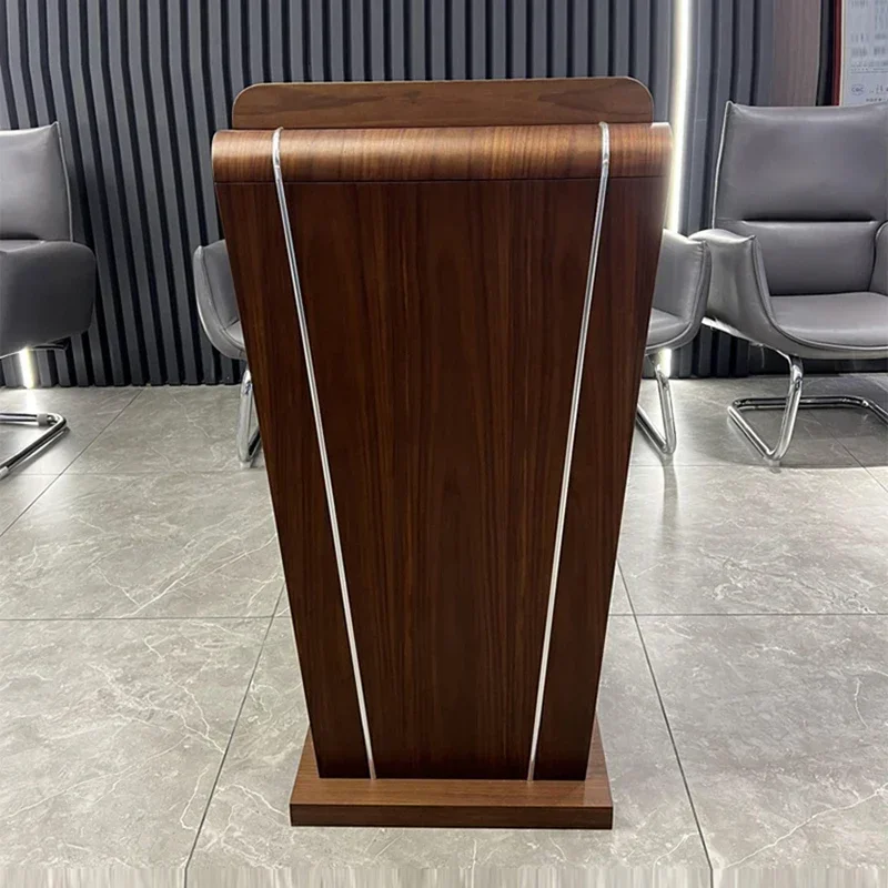 

European Podium Reception Desk Beauty Office Standing Simple Reception Desk Mobile Aesthetic Mostrador Postmodern Furniture