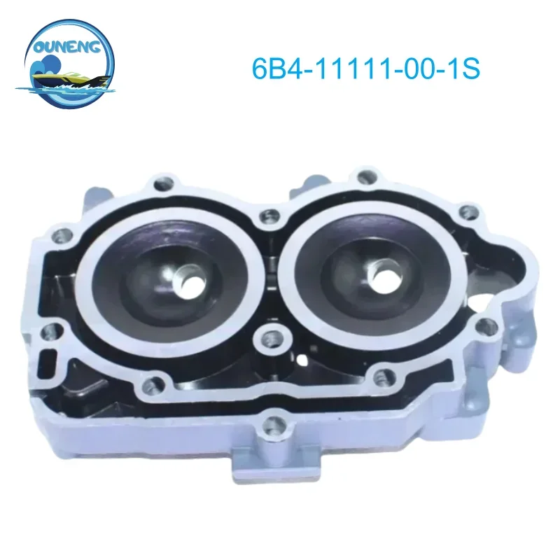 NEW Cylinder Head block 6B4-11111-00-1S Yama-ha 15HP 9.9HP 15D Outboard Engine Boat Motor Aftermarket Parts 6B4-11111 boat motor