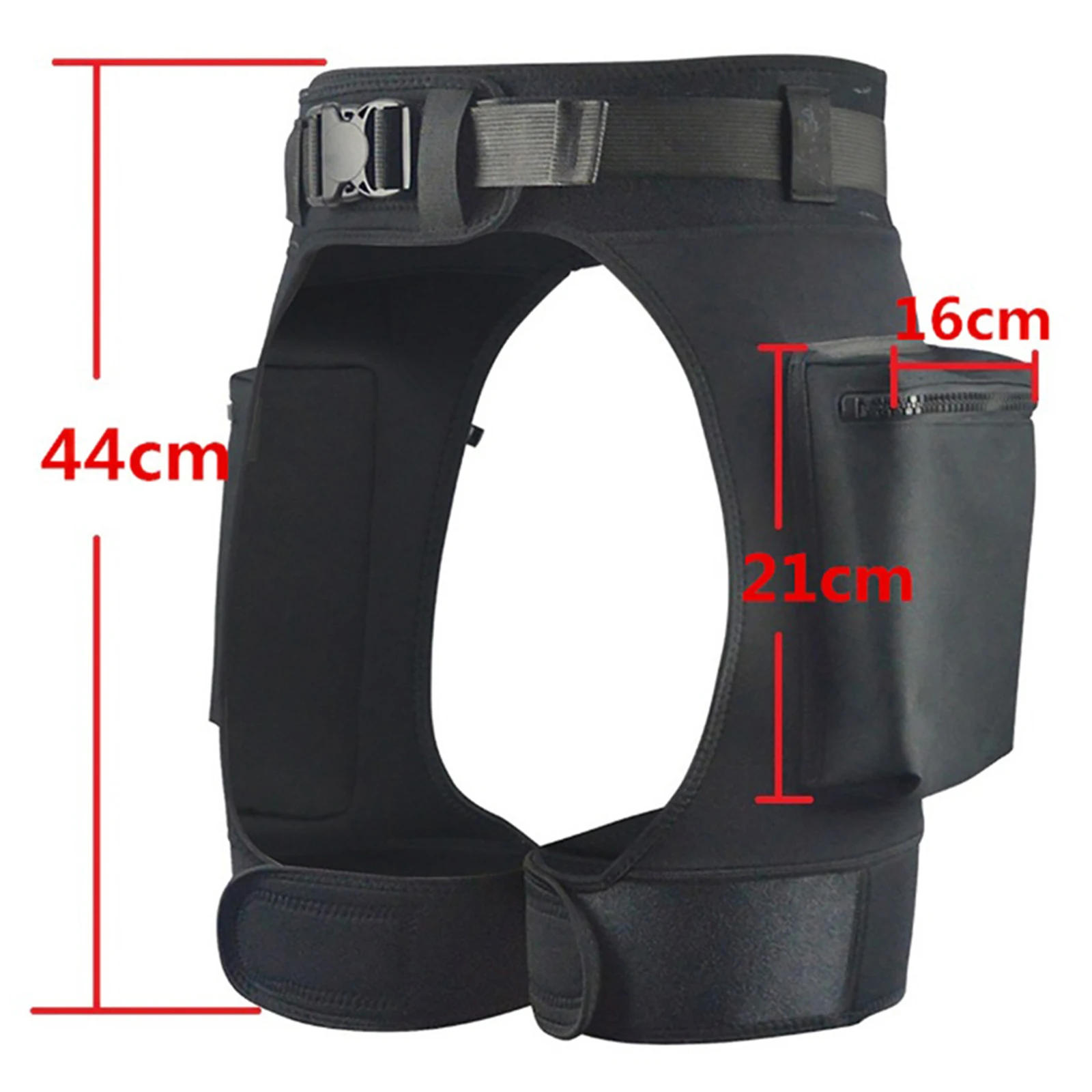 Mens Wetsuit Short Pants Stretch Shorts with Pockets and Quick Release Buckle Adjustable Waist Belt Swimming Diving Shorts