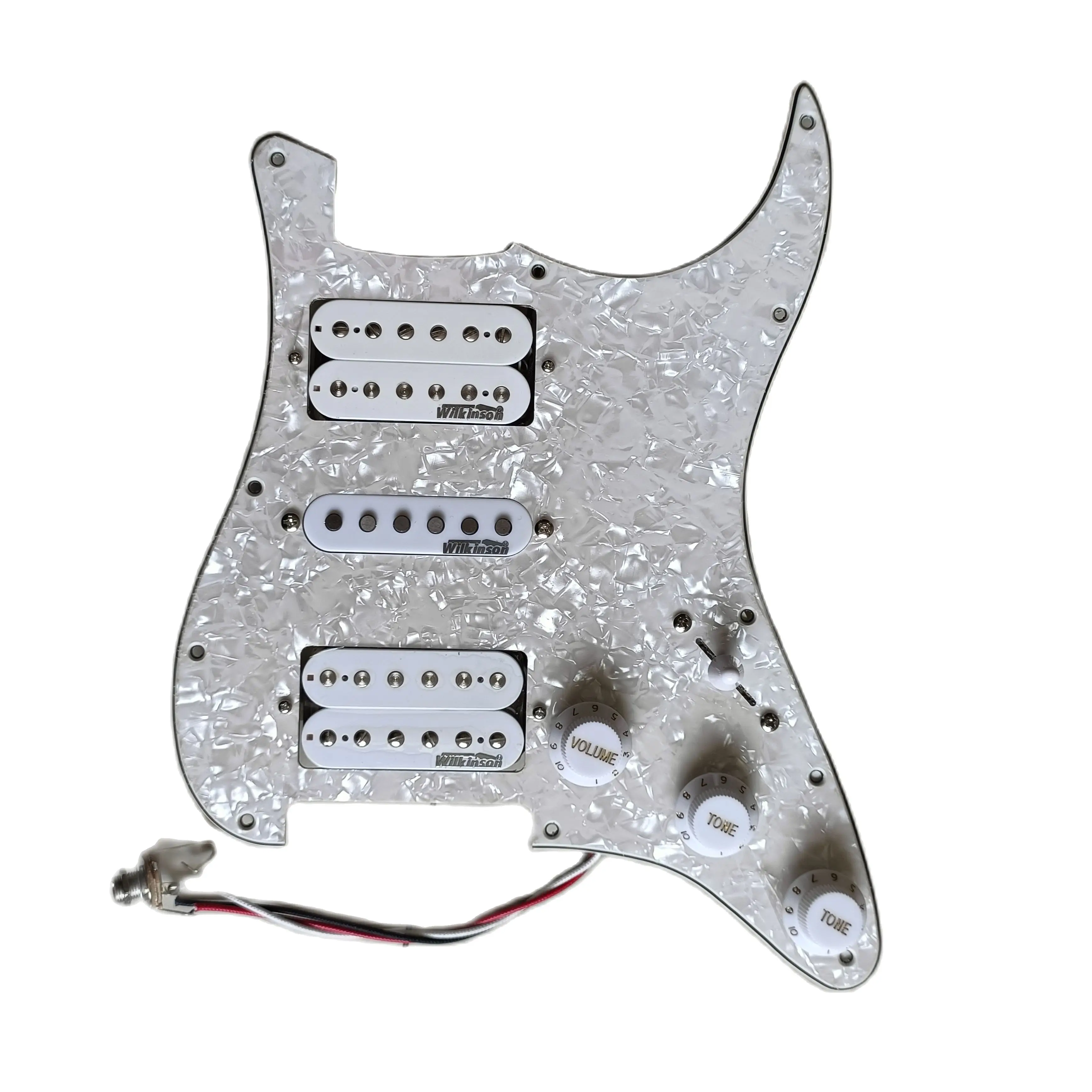 Voorbedrade Hsh Slagplaat Wilkinson Wvs Alnico 5 Pickups Humbucker Pick-Ups Bedrading Harnas Aansluiting, Gitaar Accessoires