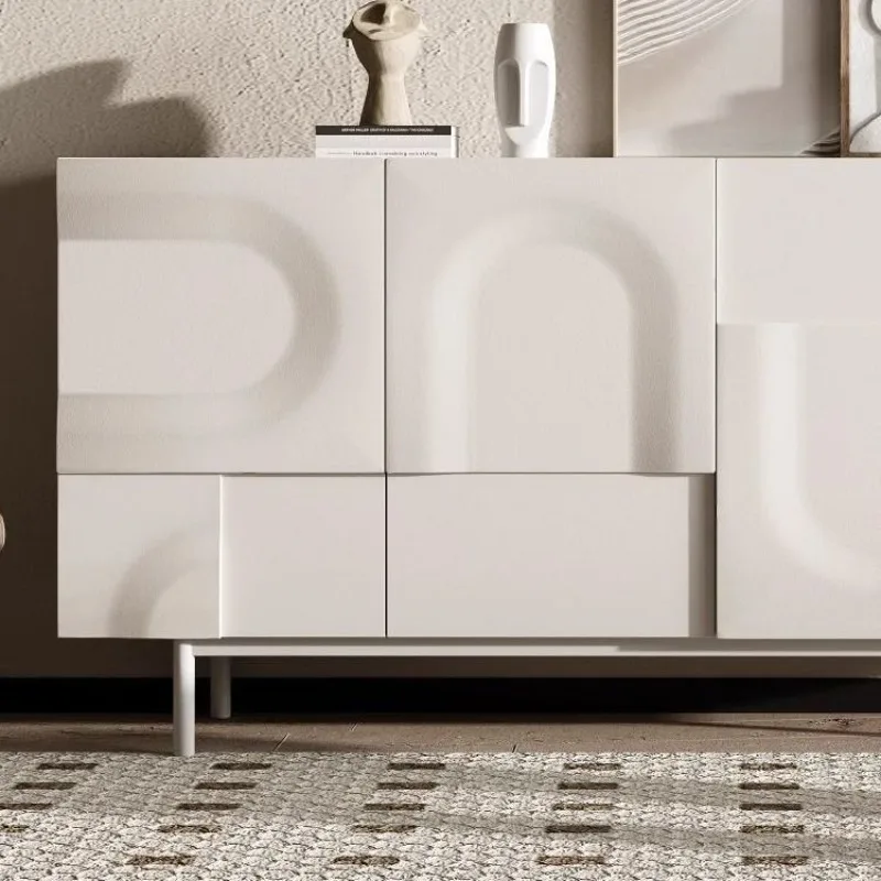 

French Cream Shoe Cabinet Room TV Cabinet Restaurant Side Cabinet Simple Entry Entrance Aisle Cabinet Storage Locker