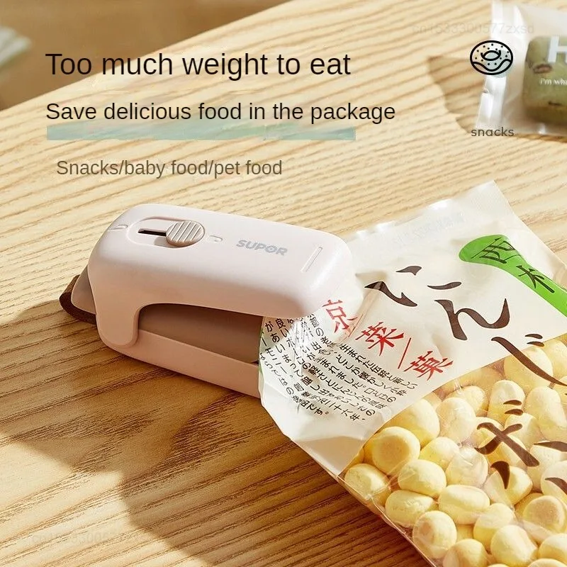 Xiaomi SUPOR Sealing Machine per alimenti per la casa sigillatrice per plastica Snack Fresh a prova di umidità Mini sigillatrice termosigillatrice