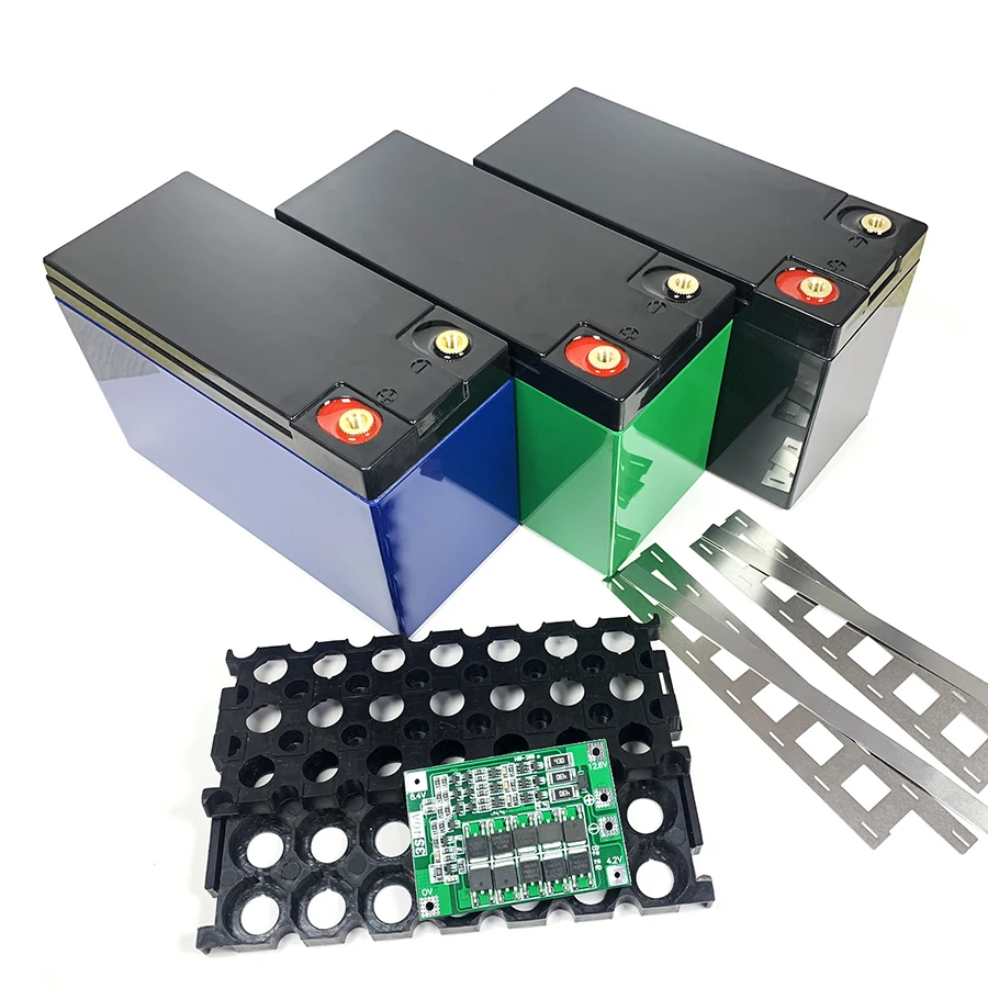 

12 В DIY коробка для хранения литиевых батарей 3x7 кронштейн держатель крепления 3S40A BMS никелевый аккумуляторный ящик пластиковый корпус замена свинцово-кислотной батареи