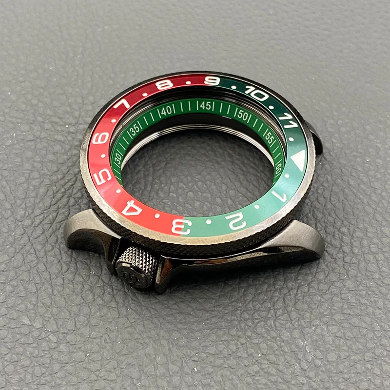 Gun Grey SKX007 SRPD Watch Case Crown at 3.8 Fit 7S 4R NH35 NH36 Movement Diving Watch Case for 22mm Watch Stap Customized Logo
