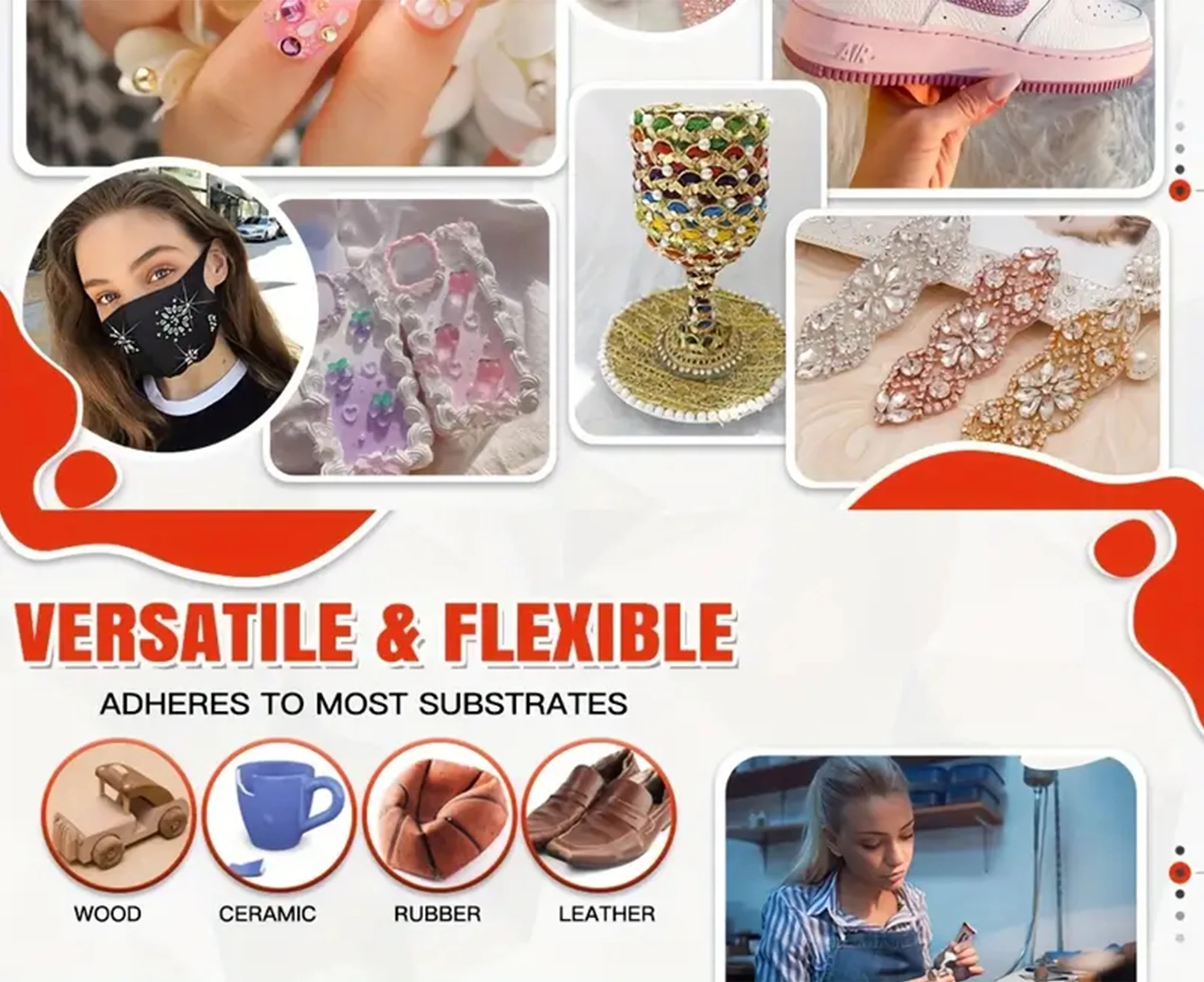 B7000 Kleber 15/25/50/110ML Epoxidharz Reparatur Kleber Handy Touchscreen Schmuck Handwerk Kleber Werkzeug mit Feinen Nadel Outlet – Detail 2