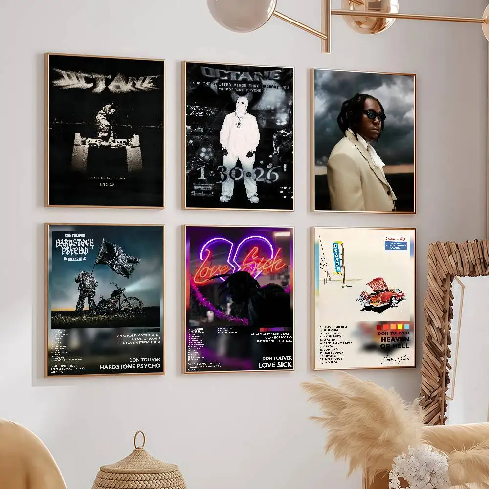 Rapper Don Toliver Posters Wall Decorations For Dorm Rooms Bedroom And Living Room Gift