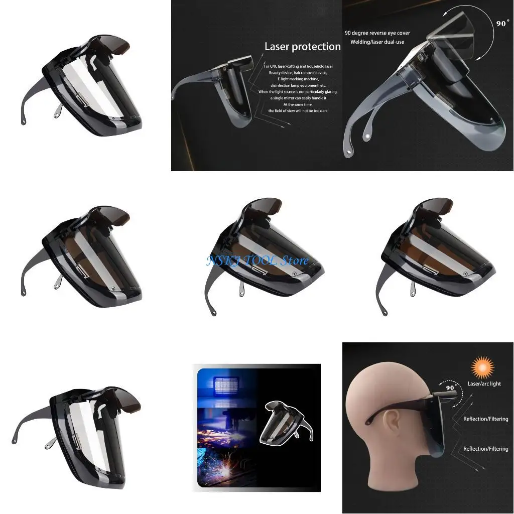 

L8RC Commercial Welding Mask Developed For Best Observability And Neck Strain Reduction During Continuous Action