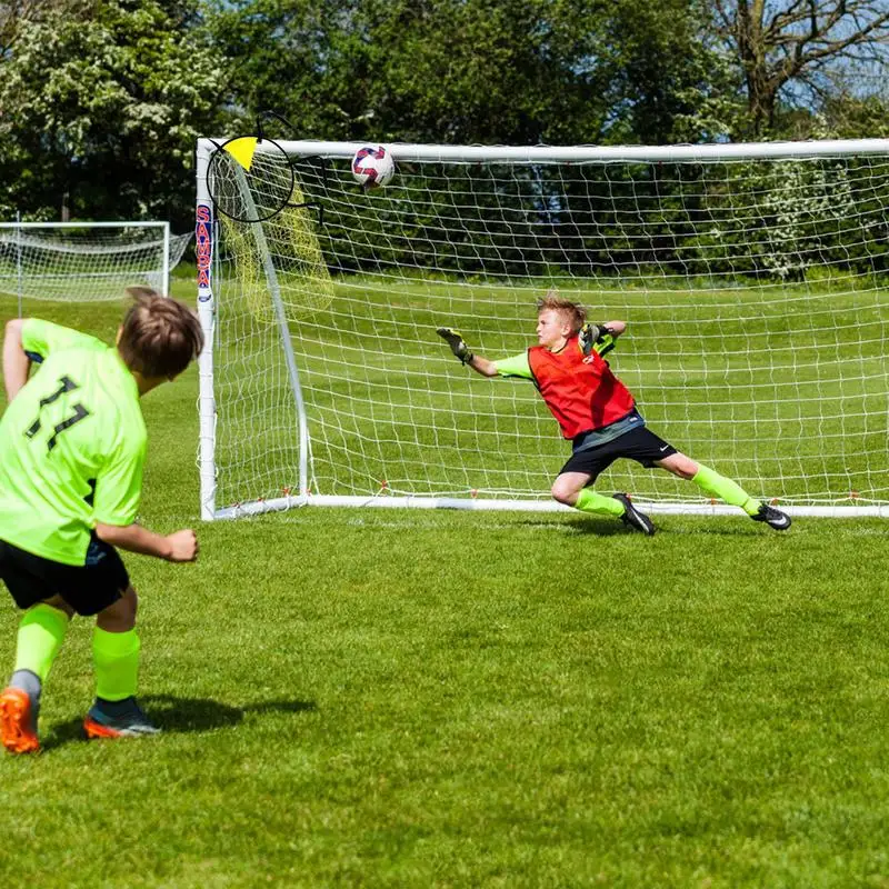 

Football Target Net Foldable Football Training Net Easy to Attach and Detach Youth Free Kick Practice Shooting Soccer