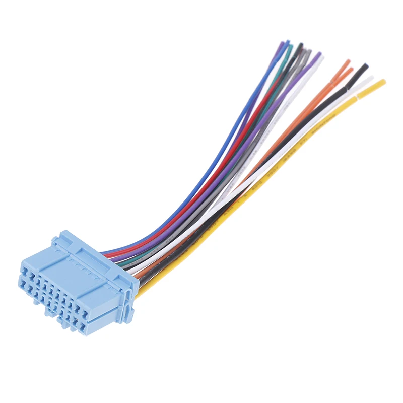 

1 шт. жгут проводов автомобильного радио, кабель CD, аудио, динамик, хвост, штекер, универсальный адаптер питания для динамика