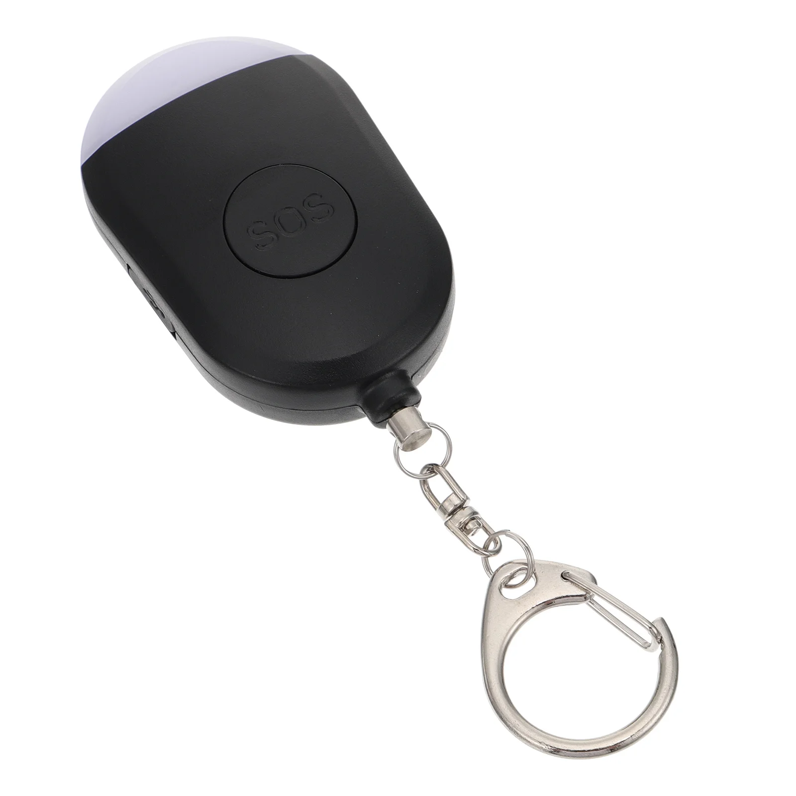 Persoonlijk beveiligingsalarm Compacte veilige sleutelhanger met led-licht voor buiten noodgevallen Draagbaar geluidsalarmapparaat