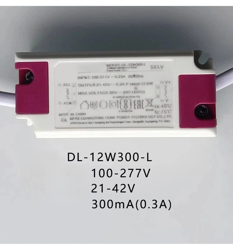 

DL-12W300-L Original LED Power Driver 12W 300MA Ballast Tube/spotlight Transformer DONE