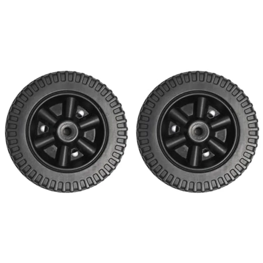 

2 Pieces BBQ Grill Wheel Replacement 6 inch Sandproof Width 4cm Durable Wheelbarrow Hand Truck Tires for Garden Accessories Sty