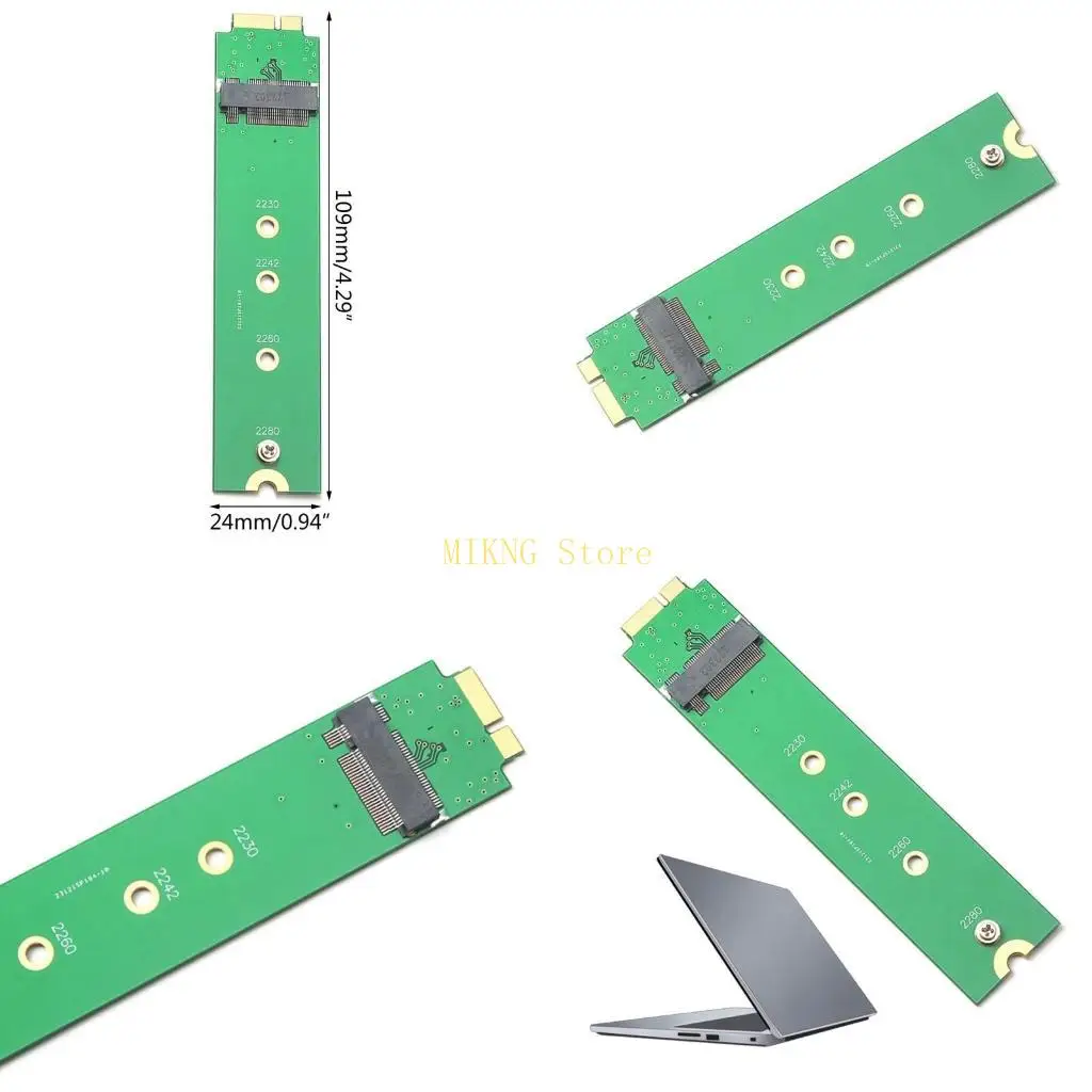 

M.2 SSD Adapter Replace For book Air 2010 2011 A1369 A1370 SSD 12+6pin to B NGFF Drives Card For 850 EVO PM871 best sale