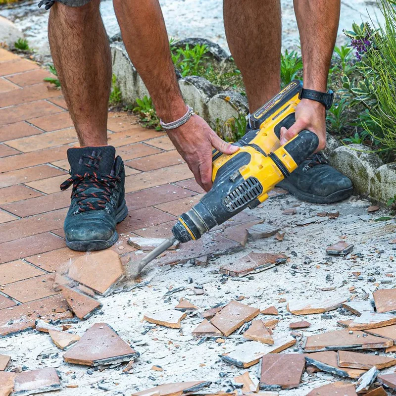 1 PCS SDS Plus Chisel Durable Sharp For Hammer, Flat Chisel Angled, 42Crmo Special Steel